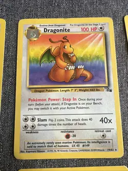 Lot Of 8 Pokemon Fossil Cards 1999 Wizards Number 17/18/19/22/24/26/32/44 - Image 4