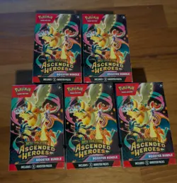 Pokemon TCG Ascended Heroes Booster Bundle - NEW, SEALED, SET OF 5 - Image 1