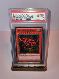 YuGiOh Slifer the Sky Dragon LC01-EN002 Ultra Rare Legendary Collection PSA 10 - Image 2