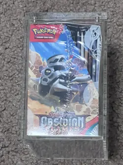 Obsidian Flames Booster Box Factory Sealed Pokemon English with acrylic case. - Image 2