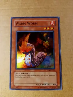 Warm Worm TF04-EN001 Super Rare Promo Yugioh MINT European Print possible 10 - Image 1