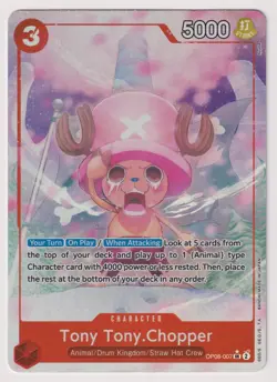 Tony Tony Chopper OP08-007 V2 Alt Art NM One Piece TCG English - Image 1