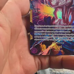 Bandai Enel OP15-118 SEC Special Holo 8000 Sky Island One Piece CCG English - Image 5
