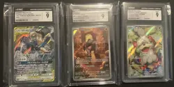 Pokemon graded cards Lot Of 3 Illustration Rares and Tag Team - Image 1