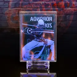 Roronoa Zoro Premium Clear Acrylic Card One Piece CCG Redemption Prize - Image 2