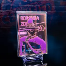 Roronoa Zoro Premium Clear Acrylic Card One Piece CCG Redemption Prize - Image 4