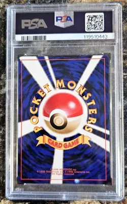 1996 Pokemon Japanese Basic Base Set SQUIRTLE 7 PSA 10 GEM MINT - Image 2