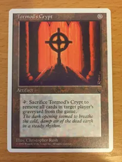 "Tormod's Crypt" x4 - Magic The Gathering Card - Chronicles - 4-Card Playset - Image 1