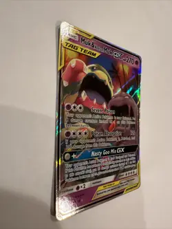 Unbroken Bonds Muk & Alolan Muk GX - 61/214 - Pokemon Card - NM - Image 2
