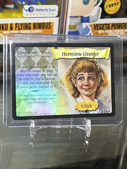Harry Potter 10/116 Hermione Granger Base Set Holo Foil Trading Card Game 2001 - Image 1