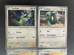 Cyclizar 4-card lot Scarlet & Violet HOLO+Reverse HOLO commons+more - ships PWE - Image 3