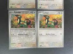 Cyclizar 4-card lot Scarlet & Violet HOLO+Reverse HOLO commons+more - ships PWE - Image 4