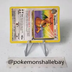 Dragonite 19/62 - Fossil Set *DMG* Rare Pokemon Card - Image 2