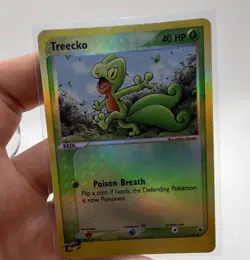 Pokemon TCG Treecko 75/109 EX Ruby & Sapphire Reverse Holo Common 40HP Card - Image 1