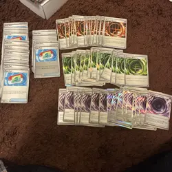 Poke Pad-27,Rocky-19,Growing-16,Telepathic-16 Energy (78)Card Lot perfect order - Image 1