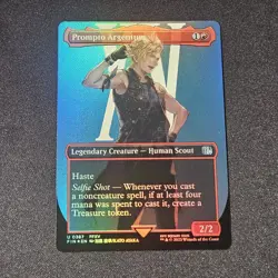 Prompto Argentum (Borderless) - MtG Final Fantasy Foil - U 0387 - Image 1