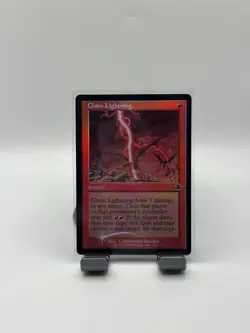MTG, Chain Lightning FOIL $3 ORDER MIN 316 (Retro Frame) Dominaria Remastered - Image 1