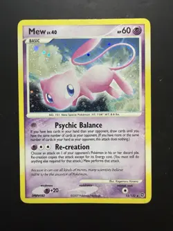 Pokemon Mew Secret Wonders Holo Rare #15 - NM/VLP - Image 1