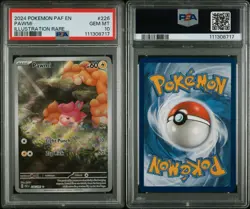 Pokemon TCG - PSA 10 Pawmi, 2024 SV: Paldean Fates Illustration Rare #226 - Image 3