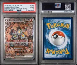 PSA 9 - Pokemon Prismatic Evolutions Sandy Shocks EX Special Illustration Rare - Image 3