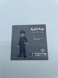 1999 Artbox Pokemon Stickers Series 1 Prizm Gary Oak (Misnamed Bailey) Pr33 - Image 2