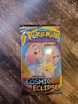 Pokemon TCG Sun & Moon Cosmic Eclipse Booster Pack New Sealed X1 - Image 1