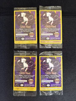 Pokemon The First Movie DRAGONITE MEWTWO ELECTABUZZ PIKACHU WB Promo 1999 Sealed - Image 1