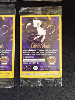 Pokemon The First Movie DRAGONITE MEWTWO ELECTABUZZ PIKACHU WB Promo 1999 Sealed - Image 5