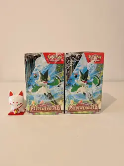 Paldea Evolved Half Booster Box x 2 - Sealed - Pokemon SV02 (18 packs each) - Image 2