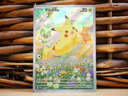 Pokemon PIKACHU SVP 088 HOLO FULL ART | NM Near Mint | Paldea Adventure | 2024 - Image 1