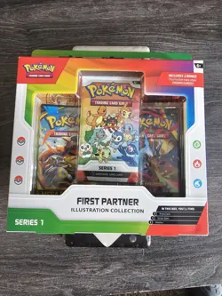 Pokemon First Partner Illustration Collection Series 1 Promo Box - Image 1