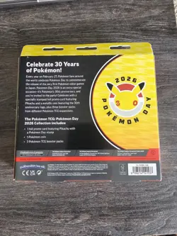 Pokemon Day 2026 Collection Box Promo Pikachu English Sealed - Image 3