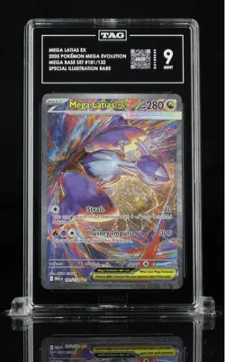 MEGA LATIAS EX #181 SPECIAL ILLUSTRATION RARE SIR 2025 POKEMON MEG EN TAG 9 - Image 1