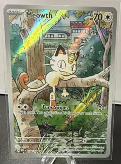 The Pokemon Company Meowth Me02: Phantasmal Flames 106/094 Illustration Rare Ho… - Image 1