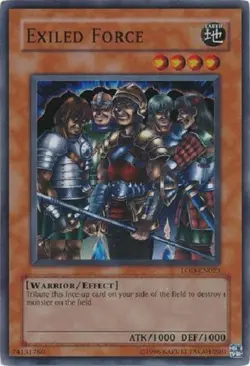 Exiled Force - LOD-023 - Super Rare Yugioh - Image 1
