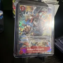 One Piece TCG CCG Edward.Newgate St15-002 PRB02 Alt Art English NM Foil - Image 2