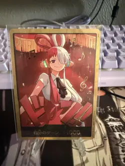 DON!! Card Uta Gold Parallel EB03 ONE PIECE Card Heroines Edition Japanese NM - Image 1