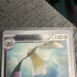 Pokemon Aegislash 58/88 Reverse Holo Error Words From Other Card On Top Miscut - Image 4