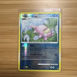 Slowpoke Reverse Holo 82/106 D&P Great Encounters Pokemon Card [2008] TCG - Image 1