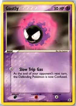 Pokemon Card - Gastly 63/112 FireRed & LeafGreen Common Lightly Played - Image 1