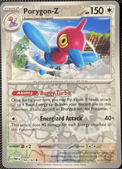 Porygon-Z 144/182 SV04: Paradox Rift Reverse Holo - Pokemon Card - Image 1