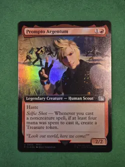 MTG Prompto Argentum (Extended Art) Foil Final Fantasy Magic The Gathering - Image 3