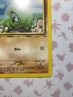 Pokemon Neo Discovery Larvitar Common Card 57/75 NM - Image 4