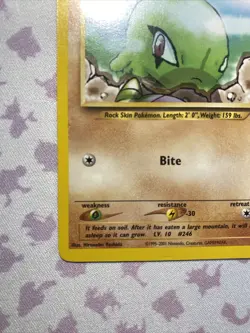 Pokemon Neo Discovery Larvitar Common Card 57/75 NM - Image 5