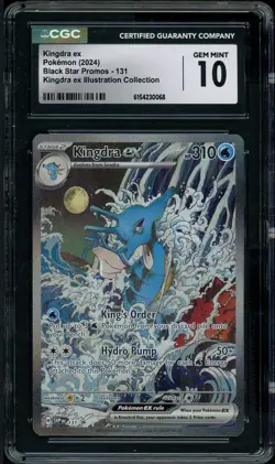 Kingdra ex 131 Kingdra ex Illustration Collection CGC 10 Graded Pokemon Card - Image 1