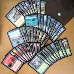 Vintage 93/97 Border Basic Lands Lot x50 (10 ea) MTG Magic: The Gathering - Image 1