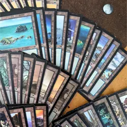 Vintage 93/97 Border Basic Lands Lot x50 (10 ea) MTG Magic: The Gathering - Image 3