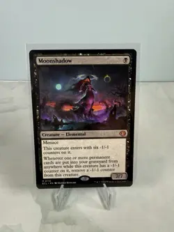 Moonshadow #0110 MTG 2026 Creature Black Regular English 7/7 Olivier Bernard - Image 1