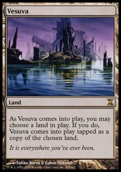 1x Vesuva Heavy Play MTG Magic - Kid Icarus - - Image 1