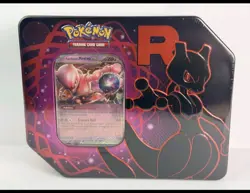 Ships Same Day NEW SEALED POKEMON TCG S&V MEWTWO DESTINED RIVALS TEAM ROCKET TIN - Image 4